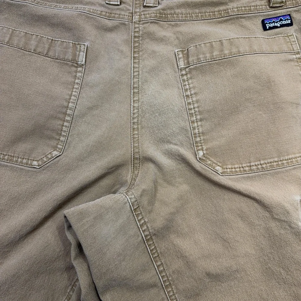 Patagonia Retro Grade Shorts Mens Medium Brown Organic Cotton Canvas 15 Inch